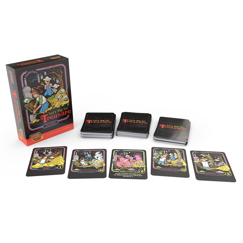Cryptozoic Entertainment Lets Dig for Treasure  PushYourLuck Card Game  25 Players  Steven Rhodes Artwork  Dynomite Games - Image 3