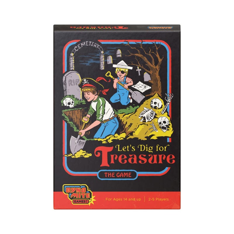 Cryptozoic Entertainment Lets Dig for Treasure  PushYourLuck Card Game  25 Players  Steven Rhodes Artwork  Dynomite Games - Image 2