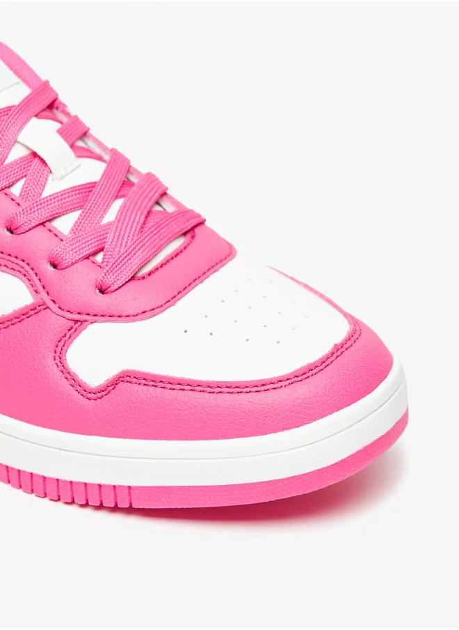 كابا Women's Textured Lace-Up Sneakers