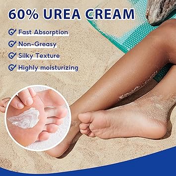 200ml 60 Urea CreamCracked Heel Repair Cream For Feet and HandFoot Cream for Cracked Heels and For Dry And Hard Skin Dry Skinfor FeetMaximum Strength for Hand Foot and Body Care - Image 4