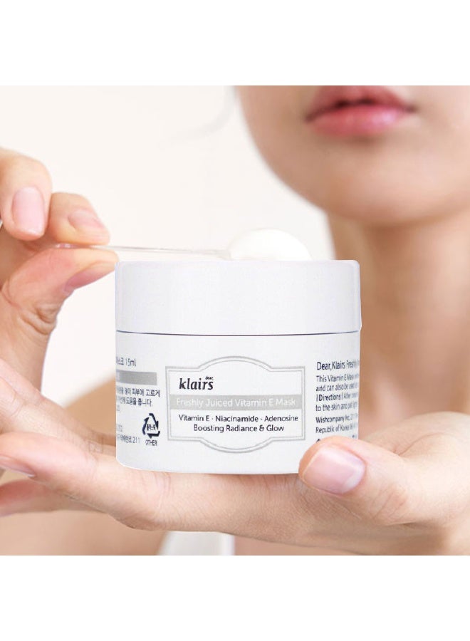 DearKlairs قناع وجه معزز إشراقة فيتامين E الطازج 15 مل - Image 3
