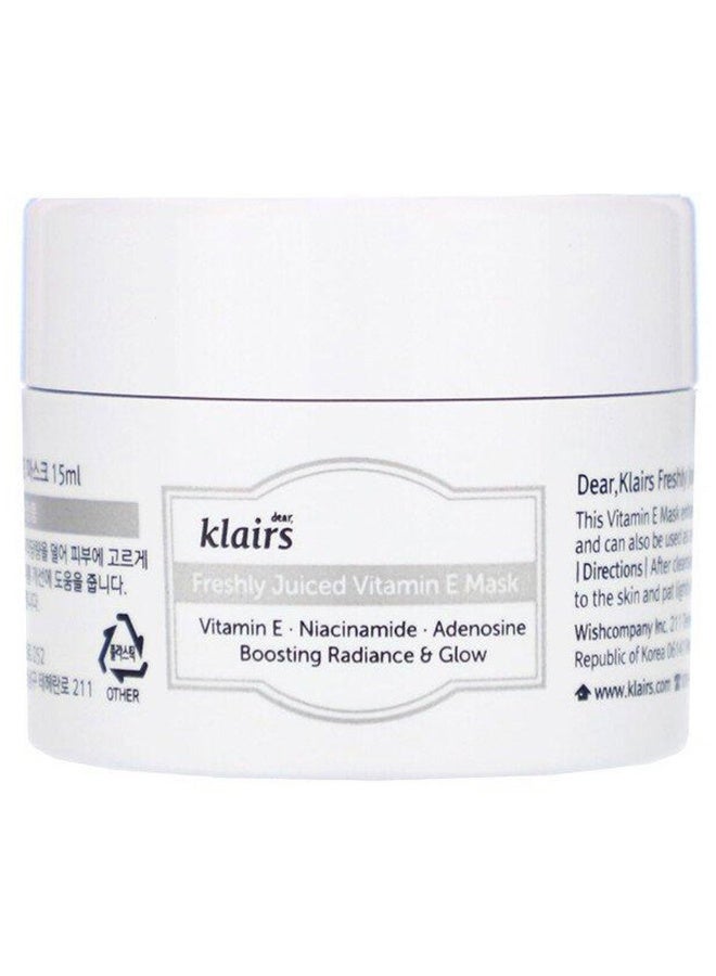 DearKlairs قناع وجه معزز إشراقة فيتامين E الطازج 15 مل - Image 4