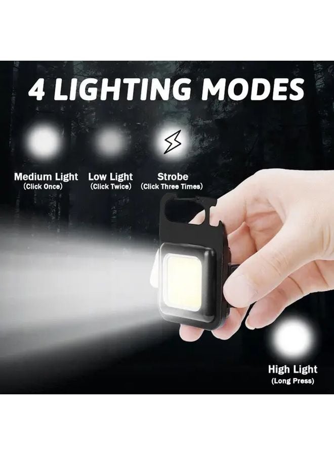 Set of 2 COB USB Rechargeable Work Lights Adjustable Angle Magnetic Hands Free - Image 5