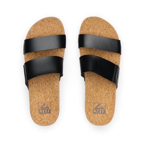 Reef Cushion Vista Hi Women's Sandals Black - 9 Medium - Image 4