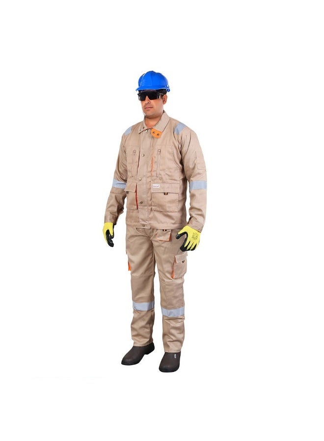 Vaultex CSO 190GSM Twill Pant & Shirt, Petrol Blue, XL - Image 1