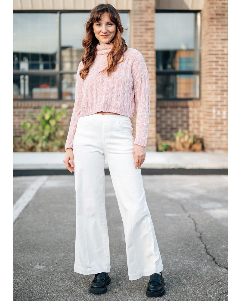 GRAPENT White Stretch Jeans for Women Plus Size Pants Size 16-18 XL/XL - Image 3