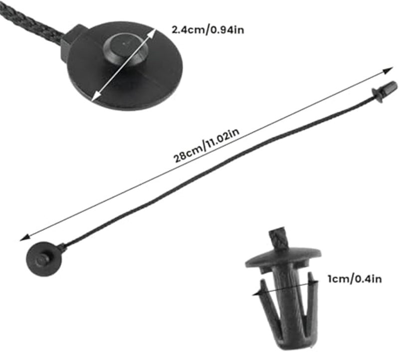 Yurefax Parcel Shelf String Cord for Focus Hatchback 2012-2017 - Image 3