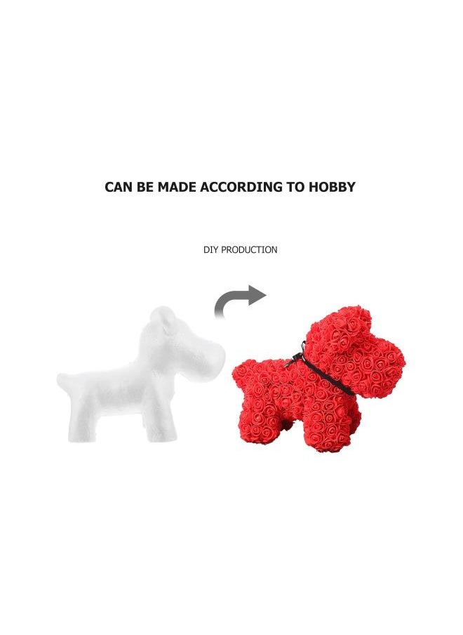 silvercnc - silvercnc Styrofoam Polystyrene Craft Dog Shape Modelling Craft Foam Modelling Foam Animal Mould Polystyrene Styrofoam DIY Colored Drawing Crafts School Colored - Image 1