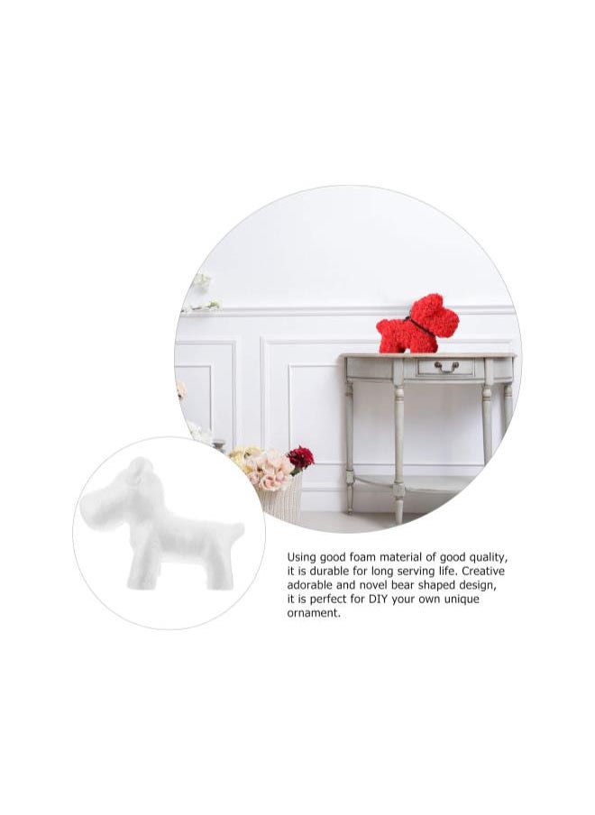 silvercnc - silvercnc Styrofoam Polystyrene Craft Dog Shape Modelling Craft Foam Modelling Foam Animal Mould Polystyrene Styrofoam DIY Colored Drawing Crafts School Colored - Image 1
