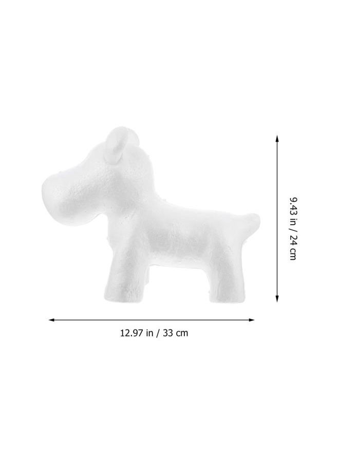 silvercnc - silvercnc Styrofoam Polystyrene Craft Dog Shape Modelling Craft Foam Modelling Foam Animal Mould Polystyrene Styrofoam DIY Colored Drawing Crafts School Colored - Image 1