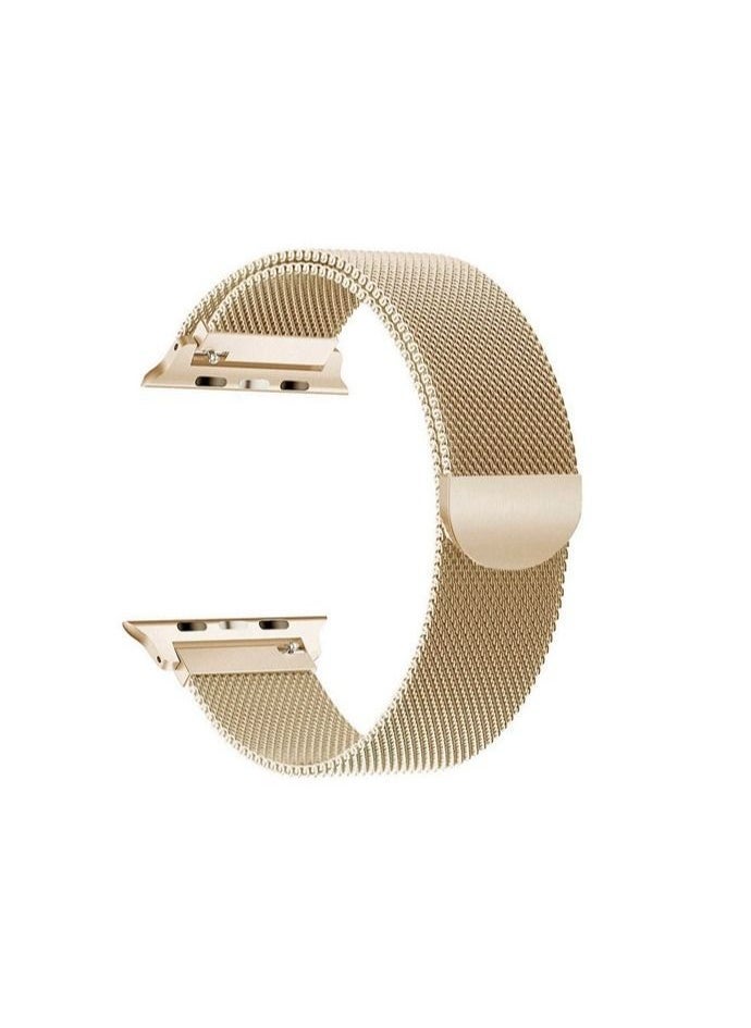 أساور معدنية متوافقة مع ساعة آبل 38 مم 40 مم 41 مم، حزام من الفولاذ المقاوم للصدأ مع امتصاص مغناطيسي، سوار لساعة آبل سلسلة 7/6/5/4/3/2/1/SE - Image 2