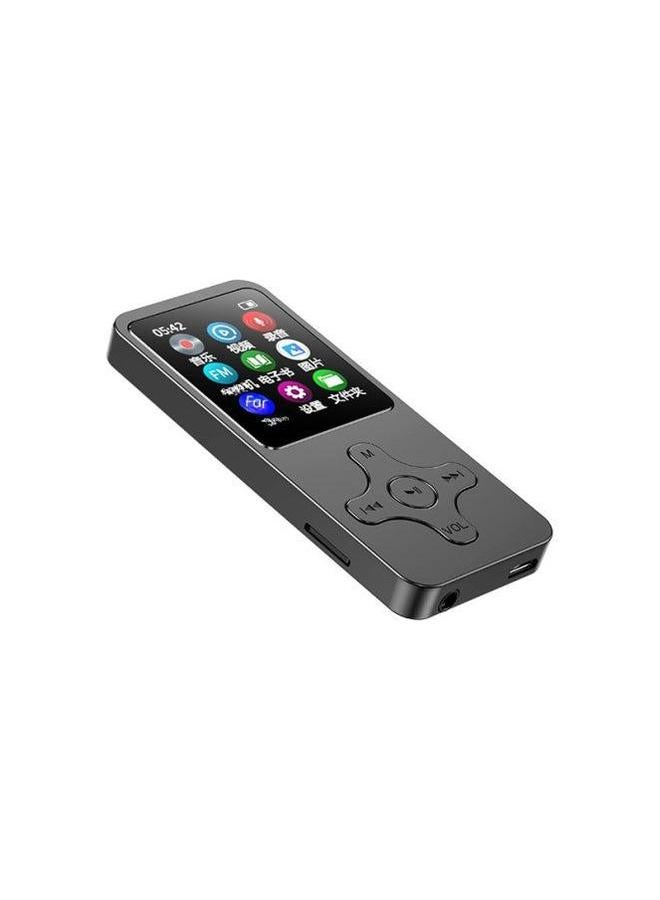 Unique Cross Mp3/mp4 Bluetooth Student Player Portable English Audio For Sports Leisure-Body Color:dark Blue-Memory Capacity:128GB (Bluetooth FM External) - Image 5