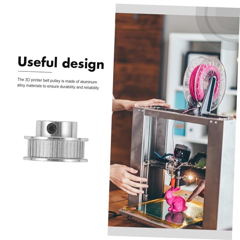 BESTYASH Printer Timing Pulley Teeth Bore Aluminum Alloy Easy Installation Compatible with Printers Smooth Operation for Enhanced Printing - Image 4