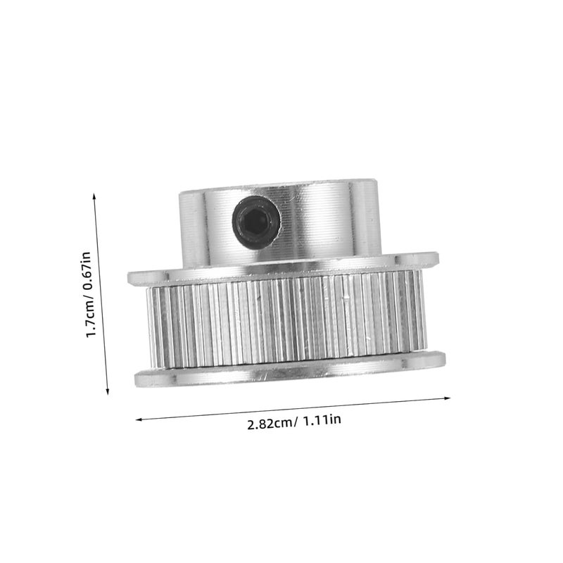 BESTYASH Printer Timing Pulley Teeth Bore Aluminum Alloy Easy Installation Compatible with Printers Smooth Operation for Enhanced Printing - Image 2