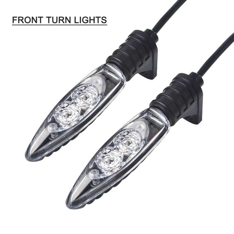Motorcycle LED Turn Signals Indicators Front & Rear Turn Lights Replacement for BMW R1200GS G310R G310GS F800GS F700GS - Image 4