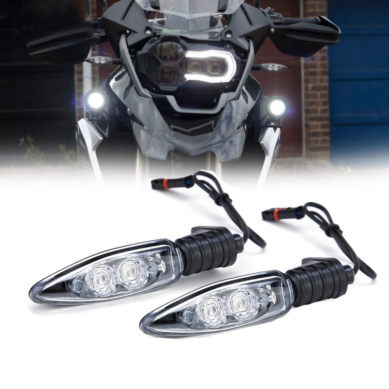 Motorcycle LED Turn Signals Indicators Front & Rear Turn Lights Replacement for BMW R1200GS G310R G310GS F800GS F700GS - Image 2