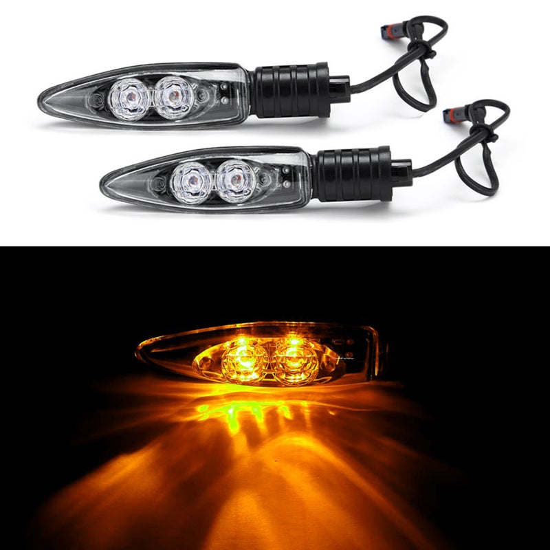 Motorcycle LED Turn Signals Indicators Front & Rear Turn Lights Replacement for BMW R1200GS G310R G310GS F800GS F700GS - Image 3