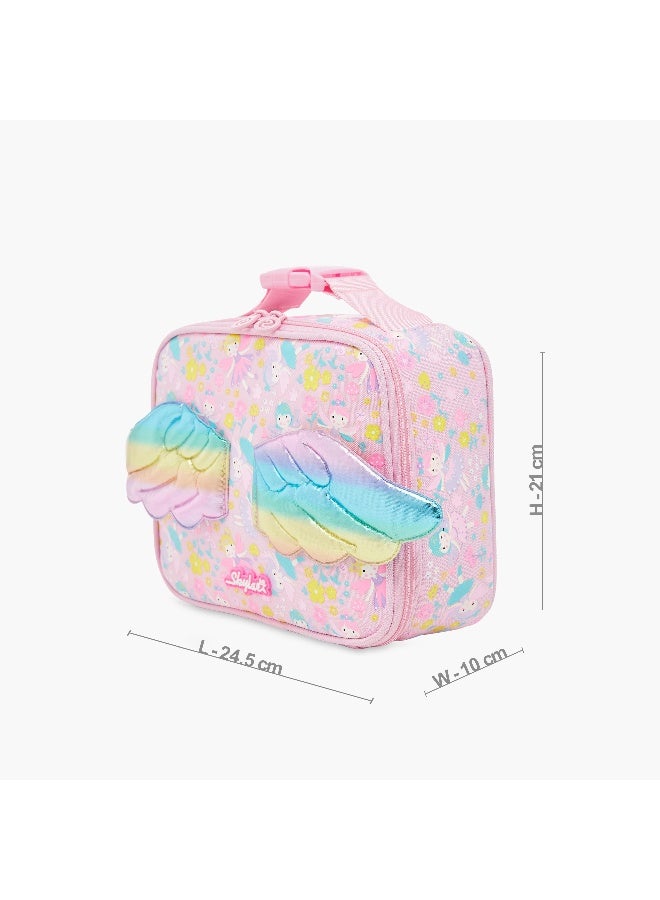 Skylar Fairy Print Lunch Bag with Wings for Girls - Image 2