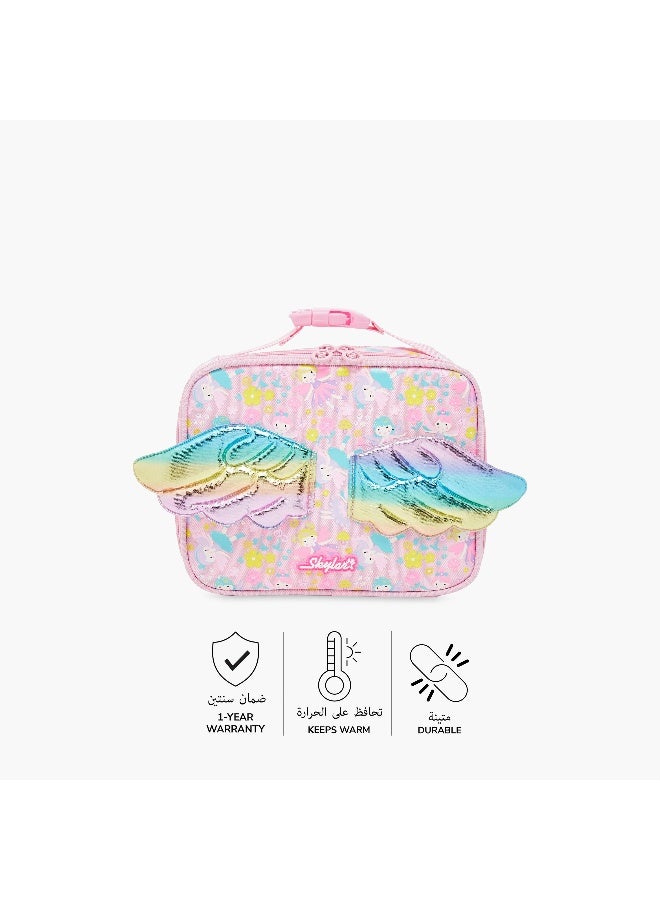 Skylar Fairy Print Lunch Bag with Wings for Girls - Image 4
