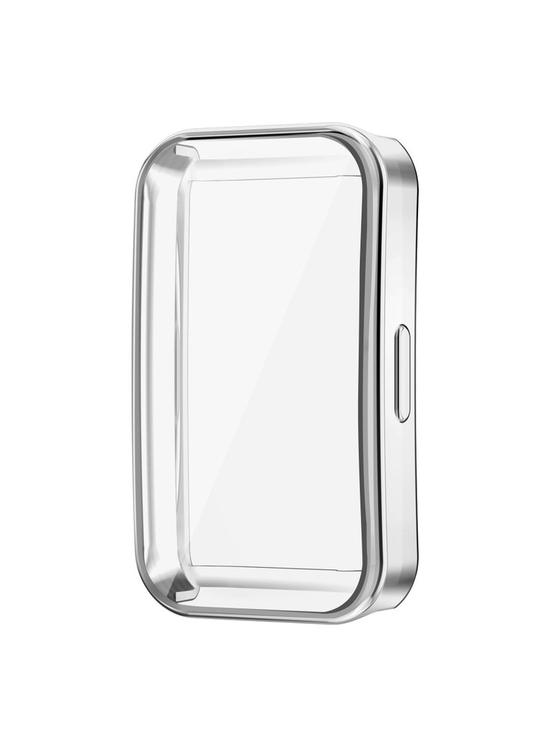Huawei Band 8 Case, Protective Soft TPU Case for Huawei Band 8 Silver - Image 2