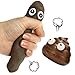 Deermon Novelty 2 Design Squishy Stretchy Fake Poo Stress Relief Toys Funny Joke Fidget Anxiety Prank Poop Shape Sensory Toy for Adults Teens Birthday Party Favor - Image 4