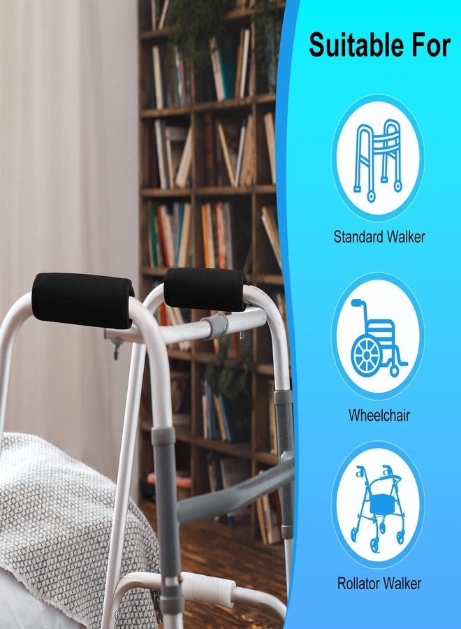 NIHSPRUHAY وسادة مقبض مشاية NIHSPRUHAY ناعمة وغير قابلة للانزلاق، غطاء مقبض مساعد للمشاية لكبار السن، وسادة مقبض عكاز كرسي متحرك - Image 3