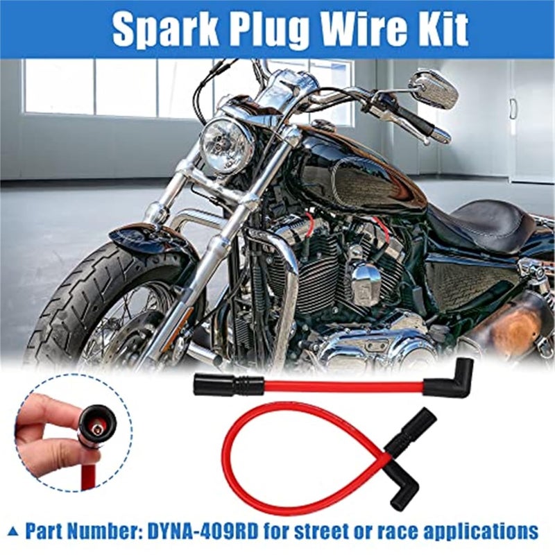 Vuzmode Spark Plug Wire Kit DYNA-409RD - Image 4