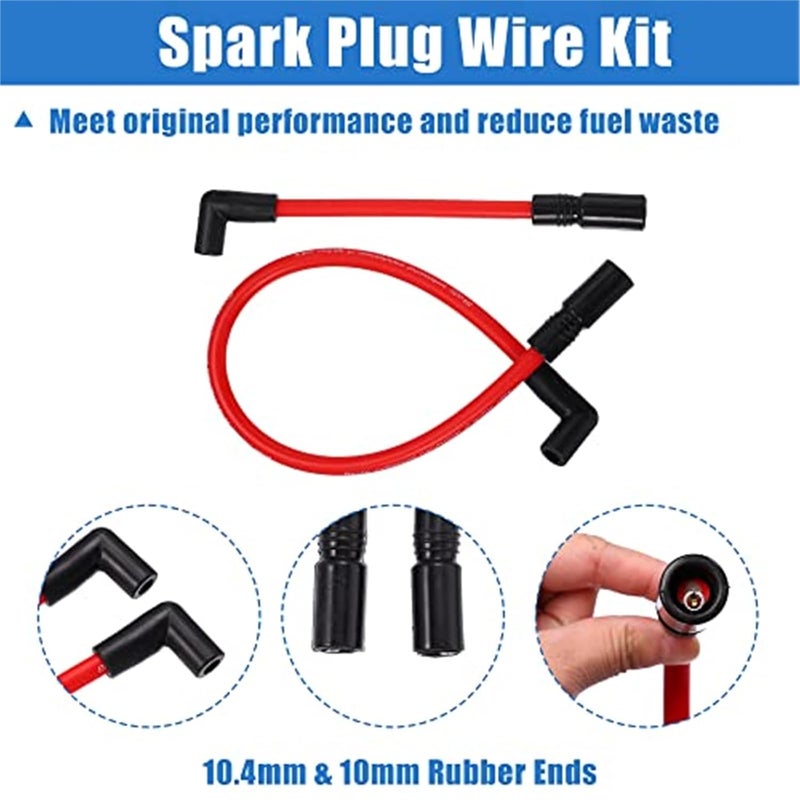 Vuzmode Spark Plug Wire Kit DYNA-409RD - Image 2