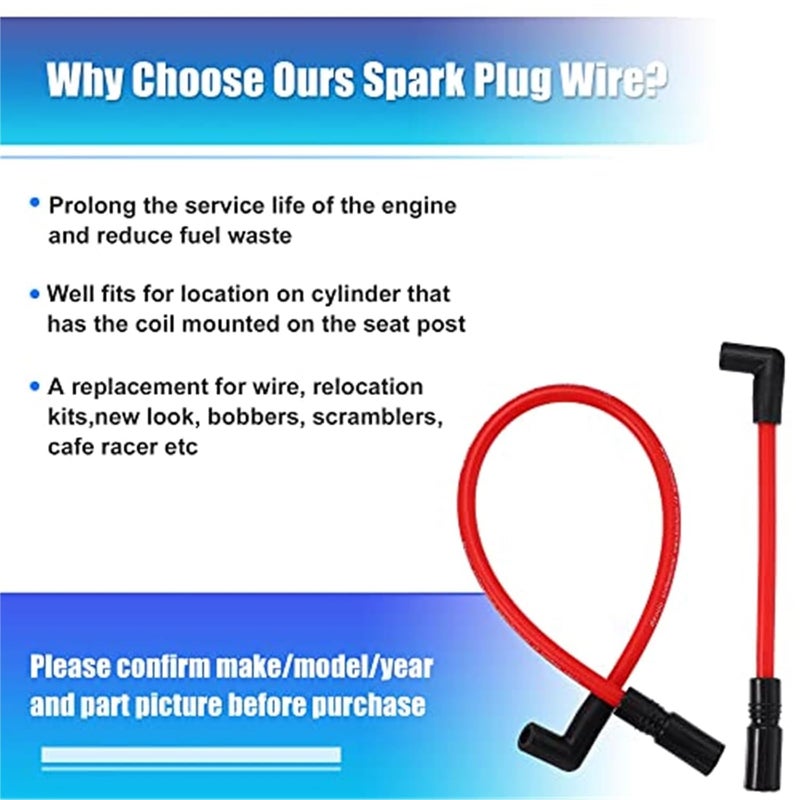 Vuzmode Spark Plug Wire Kit DYNA-409RD - Image 3