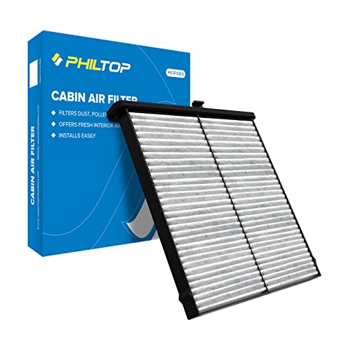 PHILTOP Cabin Air Filter Replacement for CF11811 CPJ6X CX5 20132021 Premium Cabin Filter with Activated Carbon Filter Up Dust Pollen Odor