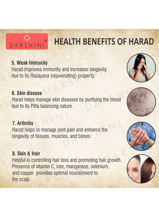 Darshini Badi Harad - Haritaki Powder (Terminalia Chebula), 250g - Image 5