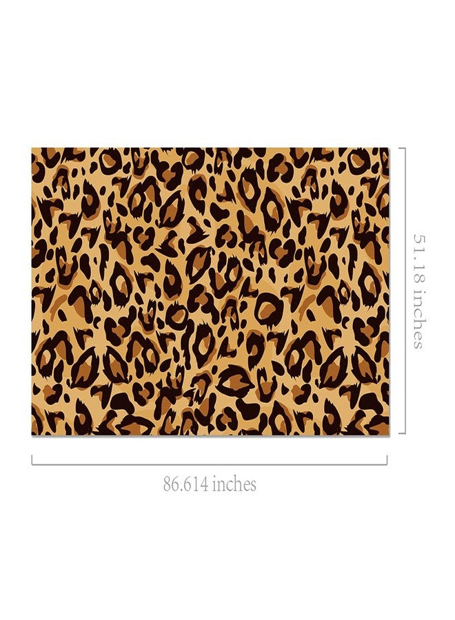 DodelyGz 3Packs Leopard Party Disposable Tablecloth,Animal Safari Theme Cheetah Disposable Tablecloth,Leopard Print Theme Party Supplies - Image 3