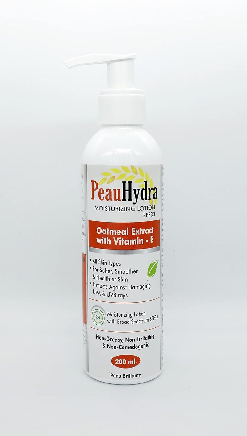 PeauHydra Moisturizing Lotion Enrich with oatmeal extract  Vitamin E SPF 30