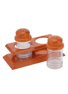 DELCASA Salt And Pepper Shaker Set With 68ml Capacity DC2154 Hassle Free And Hygienic BPA-Free Polymer Break-Resistant 12.5x7x10 Cm  - Image 1