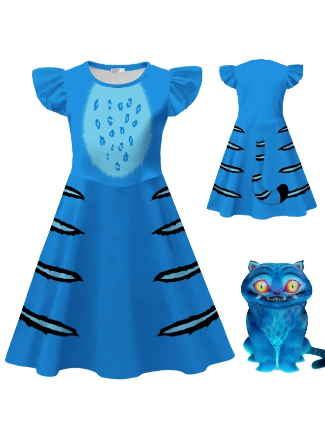 general K-POP: The Demon Girl Group - Tiger Print, Milk Silk Dress + Bag - Image 2