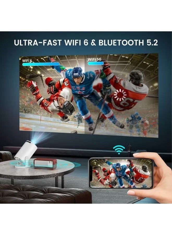 CALUS بروجيكتور الألعاب الذكي Calus H5 Max، دعم فيديو 4K، نظام تشغيل أندرويد 11، سينما منزلية محمولة - Image 5