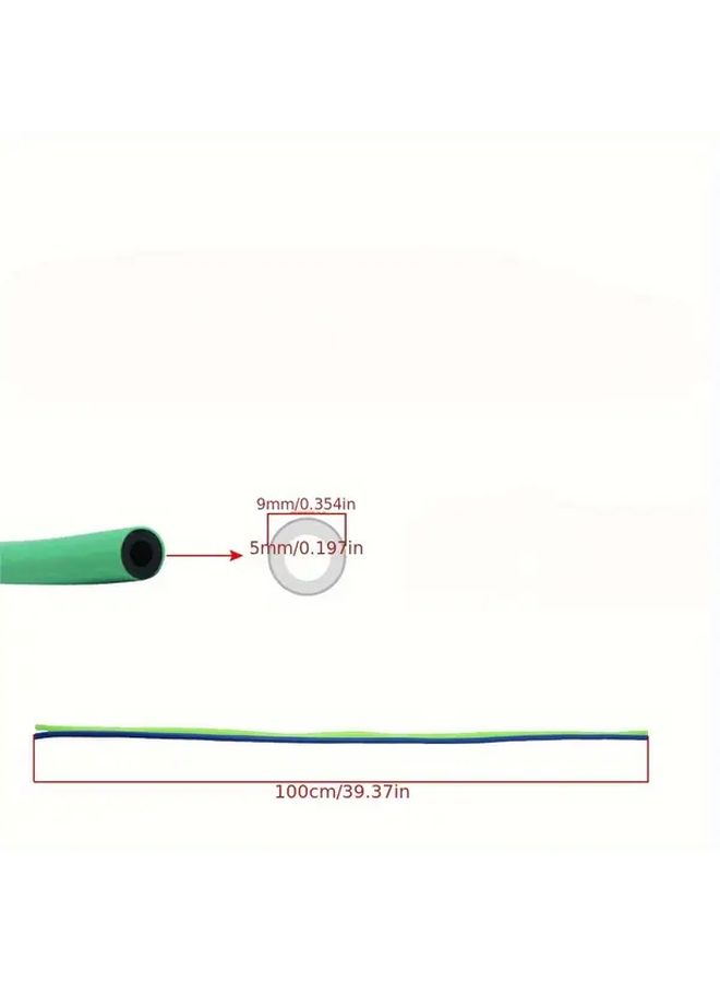 Yellow 39 Inch Universal Motorcycle Gas Oil Fuel Line Hose for Dirt Pit Bike ATV - Image 2