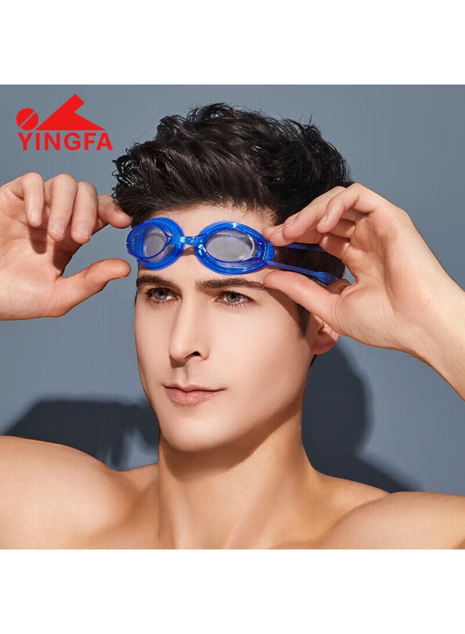 Yingfa Swimming Goggles, High-definition Anti-fog, Racing Compeion Training, Small Frame, For Students, Men And Women, Swimming Gl, Y570af, Blue - Image 2