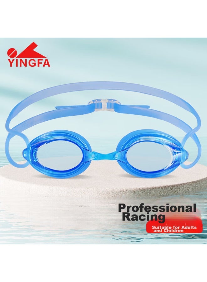 Yingfa Swimming Goggles, High-definition Anti-fog, Racing Compeion Training, Small Frame, For Students, Men And Women, Swimming Gl, Y570af, Blue - Image 1