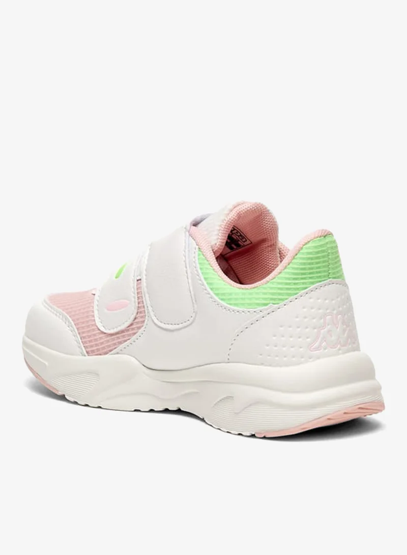 كابا Girls Colourblock Sports Shoes with Hook and Loop Closure