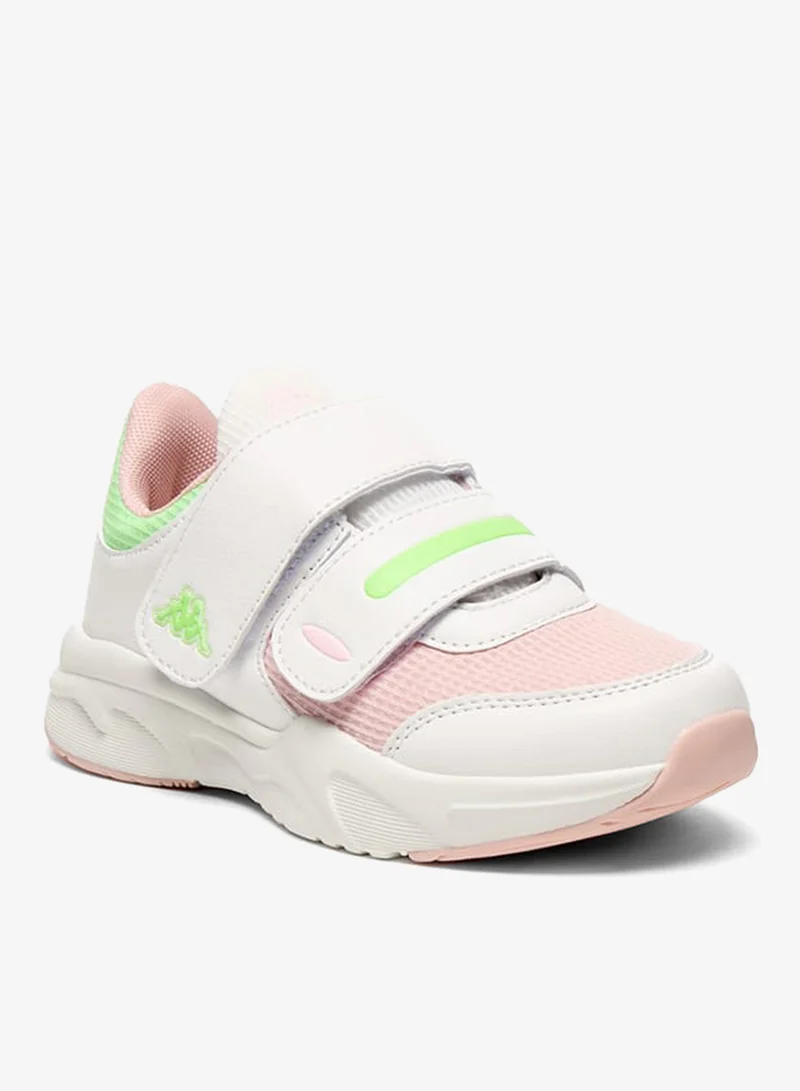 كابا Girls Colourblock Sports Shoes with Hook and Loop Closure