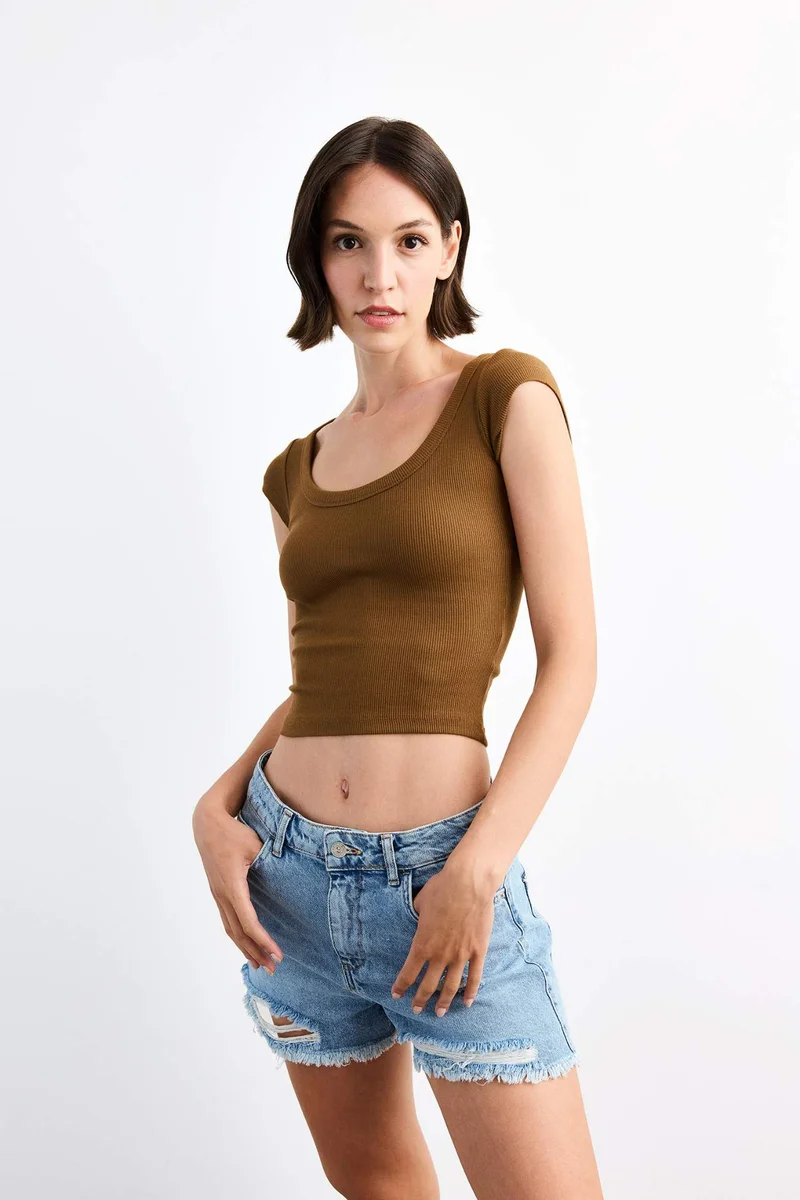 DeFacto Crew Neck Short Sleeve T-Shirt