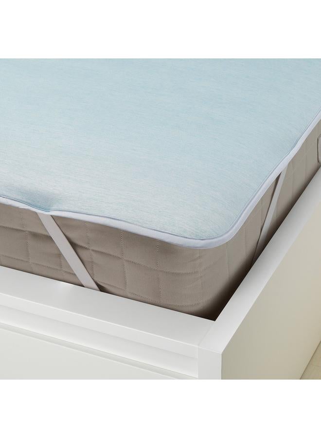 erorex Mattress protector, light blue, 90x200 cm - Image 2