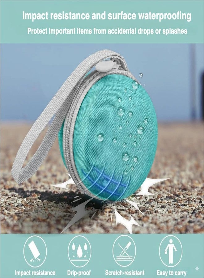 co2CREA Hard Case Replacement for BANDAI Tamagotchi Paradise, Green Case + Grey Zipper - Image 4