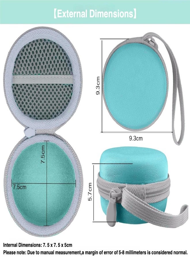 co2CREA Hard Case Replacement for BANDAI Tamagotchi Paradise, Green Case + Grey Zipper - Image 5