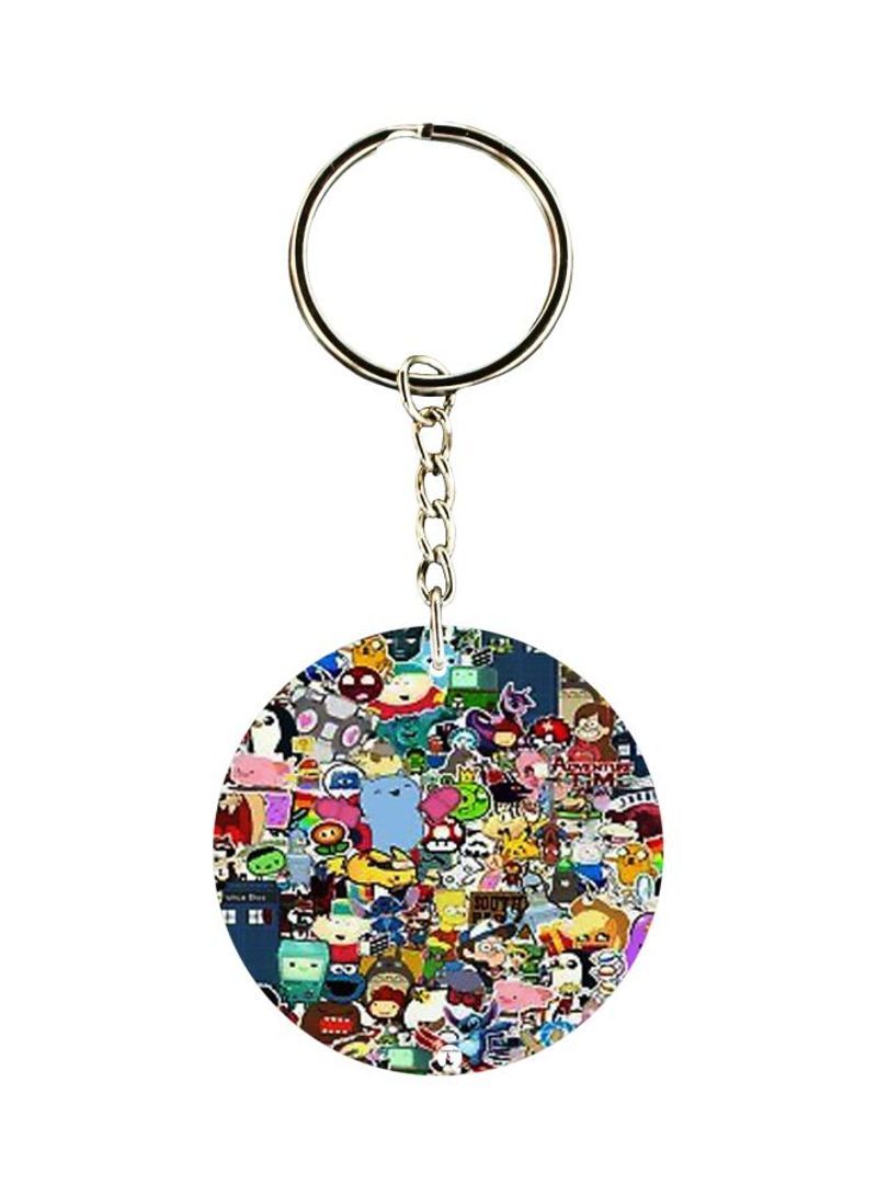 RKN Cartoon Network Printed Double Sided Keychain