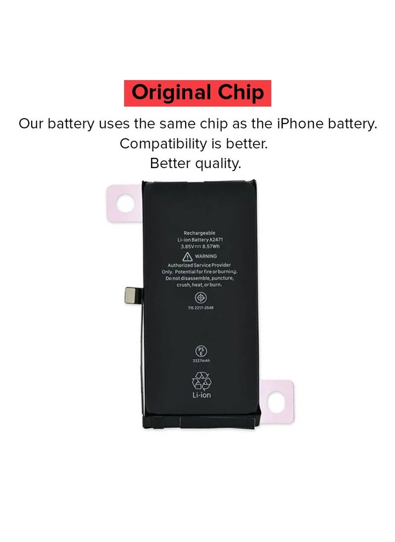 iPhone 12 mini Replacement Battery with High-Capacity 2227mAh