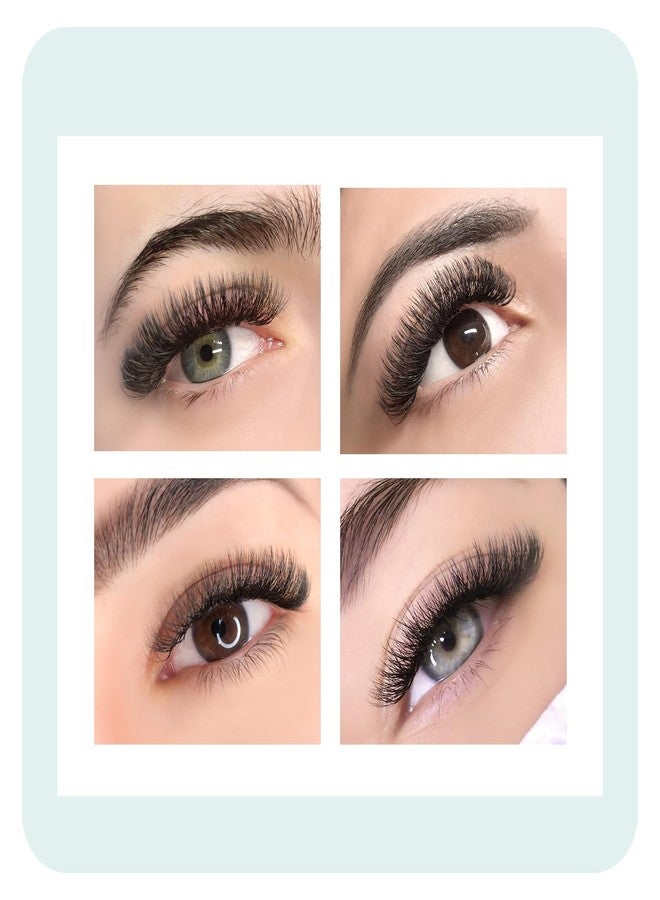ANNAFRIS Double Tips 4D W Premade Fan Eyelash Extensions Volume Self Fanning False Lashes Faux Mink Matte Black Cluster Lash Extensions(0.07 D,8-15mm Mix) - Image 4