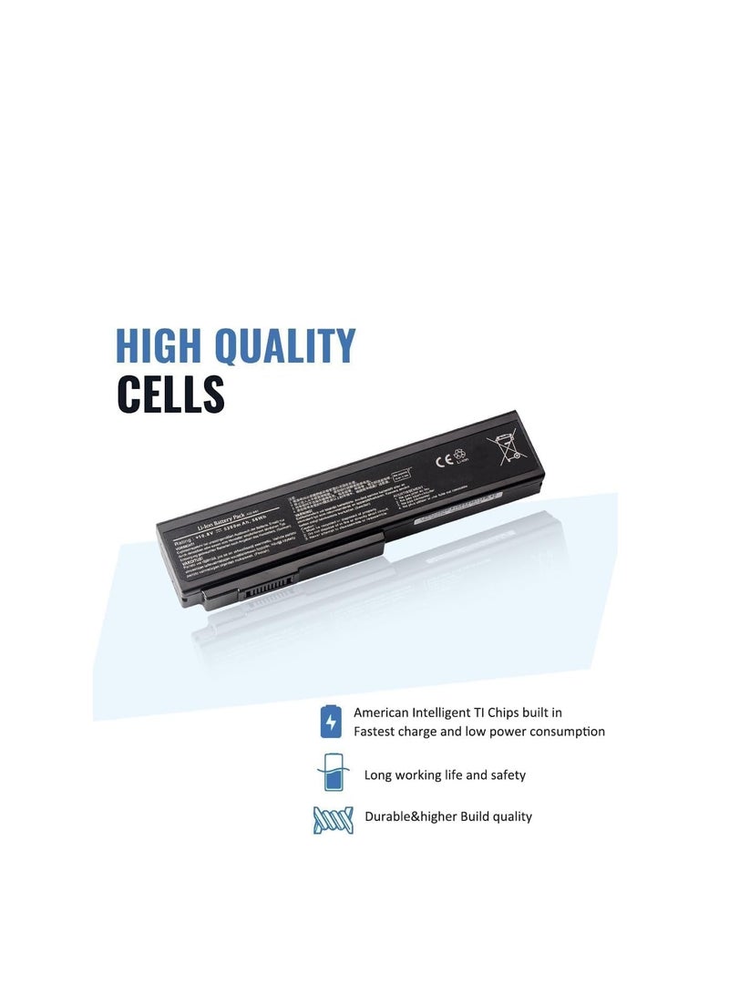 Terabyte A32-N61 Battery Replacement for Asus N61 N61J N61D N61V N61VG N61JA N61JV M50s N53 N53S N53SV N43S N43JF N43JQ A32-M50 A33-M50 [10.8V, 56WH, 5200mAh] - Image 2