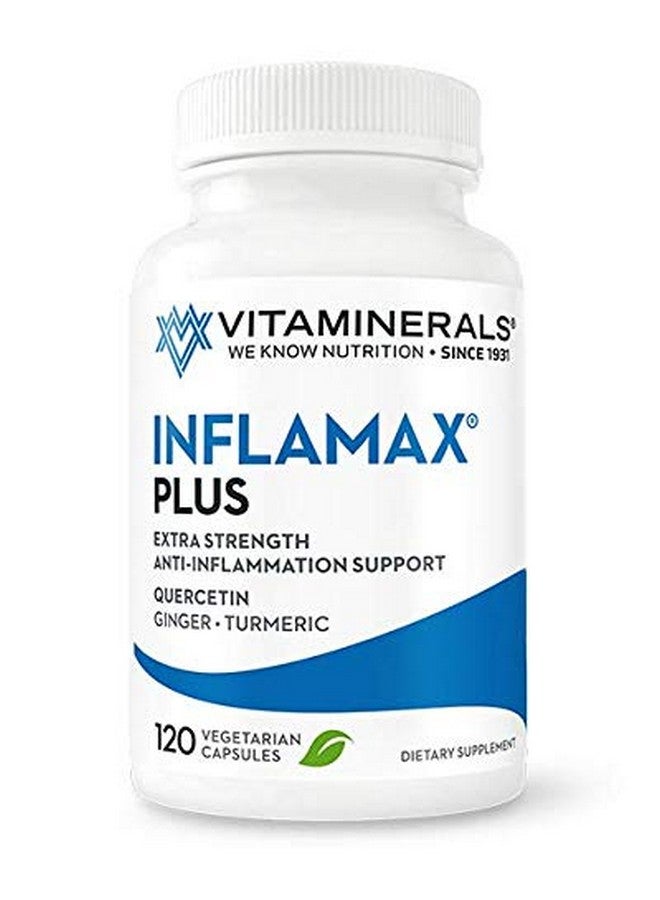 Vitaminerals إنفلامكس بلس ؛ دعم مضاد للالتهابات كيرسيتين إنزيمات بروتوليتية ؛ 120 عد - Image 1